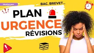 Plan URGENCE : Révisions BAC Brevet Concours - Méthodes et astuces pour rattraper ton