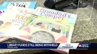 Library funds still being withheld