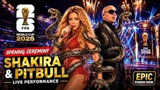 FIFA World Cup 2026 Opening Ceremony | Shakira & Pitbull Live Performance | Epic Stadium Show 4K