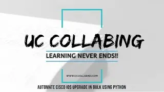Automate Cisco IOS Upgrade in Bulk for Cisco Routers and Cisco Switches using Python script.