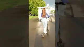 Как на электросамокате перепрыгнуть препятствие