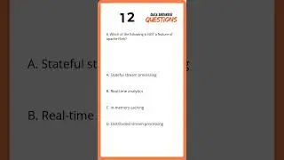 Top Data Engineering Interview Questions | MCQ Format for Beginners and Experts 8