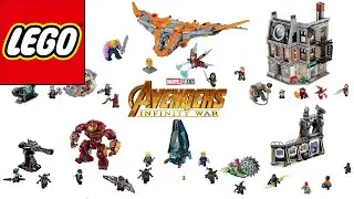 Lego Marvel Super Heroes Avengers Infinity War Compilation of All Sets Lego Speed Build