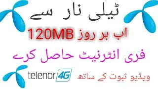 How to use free 120 mb internet on telenor sim