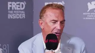 FRED's Interview Kevin Costner   HORIZON AN AMERICAN SAGA CHAPTER 2 #venezia81 1080p