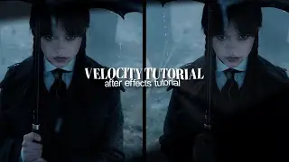Velocity Tutorial | After Effects Tutorial