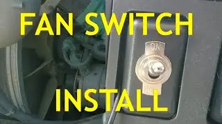 How to install fan switch for semi truck. volvo d13 truck