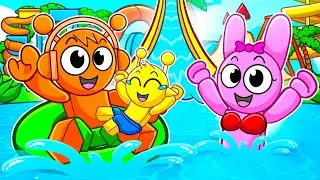 SPRUNKI FAMILY Goes To WATERPARK in Roblox!