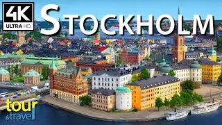 Drone and scenic 4K video -Attractions to visit in Stockholm -great & relaxing music #4k #stockholm
