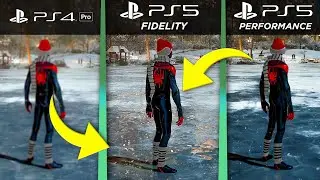 SPIDER-MAN Miles Morales IS a PIECE of ART: PS4 Pro vs PS5 Ray Tracing & PS5 60fps | 4K Side by Side