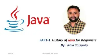 Part-1 Java History For Beginners(Gujrati Language) By Ravi Talsania
