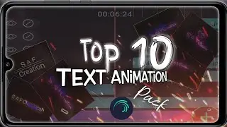 Top 10+🔥Alight Motion Text Animation Presets |AlightMotion Preset Download Free 10+ text presets|