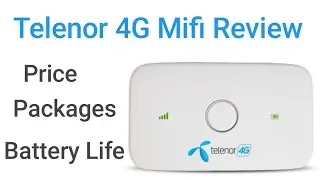Telenor 4G Mifi Review and Packages