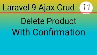 Laravel 9 Ajax Crud With  Live Search and Pagination Bangla | Delete Product | P-11