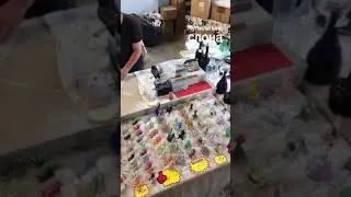 Упаковывают нам с мамой слона и кошку.