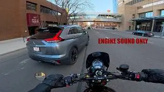West Downtown Calgary Loop on a Triumph Scrambler 900 & 400x
