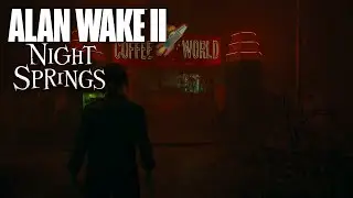 ALAN WAKE 2 Night Springs - HOW to Enter COFFEE WORLD [CODE]