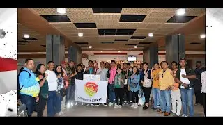 Penjemputan Kontingen  Atlit Juara 1 O2SN Tingkat Nasional