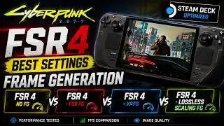 Cyberpunk 2077 Best Settings - FSR4 and Frame Generation