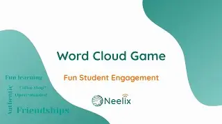 Word cloud game for zero bias student engagement