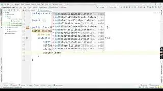 switch button android example   switch button android Studio