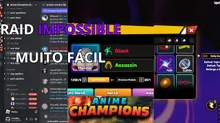 COMO FAZER RAID IMPOSSÍVEL MUITO FÁCIL A HORA QUE QUISER NO ANIME CHAMPIONS!