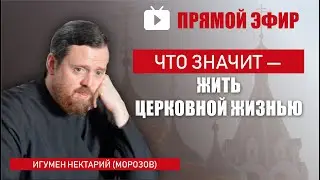 Жить Церковной жизнью — что это значит? | Прямой эфир с игуменом Нектарием (Морозовым)