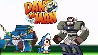 Прохождение всех боссов в Dan The man