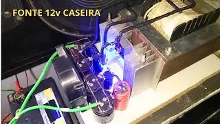 FONTE 12V CASEIRA ENSAIO COM BATERIA 100A