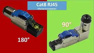 CAT8 FTP RJ45 Ethernet Konnektör