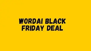 WordAI Black Friday deal 2020