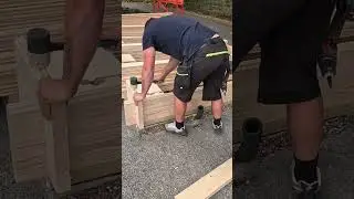 We built two log cabins next to each other, click related for full video  #tinyhouse #logcabin
