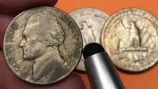 US 1943 Half + Dime + Nickel + Penny - United States COins