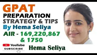 GPAT PREPARATION - STRATEGY & TIPS
