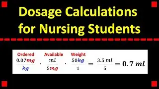 Beginning Dosage Calculations Lecture