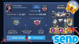 NEW FEATURE SEND ACOINS😱|SEND ACOINS|MECH ARENA