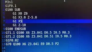 Токарные циклы в LinuxCNC