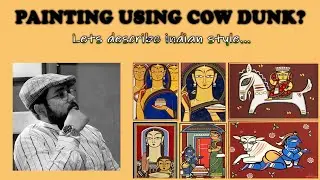 How To Do Indian Style Of Art? | What's The Idea Behind Indian Style Of Art | In hindi | Art lessons