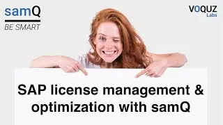 SAP license management & optimization with samQ
