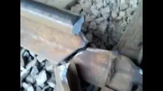 Acidente de trem evitado,por quebra de trilho no km96+862,esse video foi feito após os procedimentos