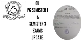 OU PG BACKLOGS EXAMS||Practicals||VICA VOICE||Sem1 and sem3
