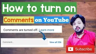 How to turn on comments on YouTube | YouTube पर Comments को कैसे चालू करें? | Happy Life | SEO