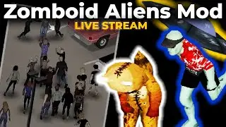Project Zomboid Build 41 - With aliens! Weird Helicopter Mod! Heavily modded! !mods