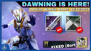 The Dawning is Here! Warlord's Ruin Triumph Fix. Update 7.3.0.3 | Destiny 2 Weekly Reset