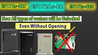 STC E5172s-927 Without Opening Unlock & No Service Fix Ooredoo E5172 Zain E5172As-22 #onlineservice