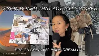 how to make a vision board that actually works & creating your DREAM life