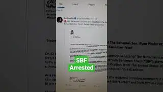 #cryptonews || Sam Bankman Fried Arrested || #shorts #shortsyoutube
