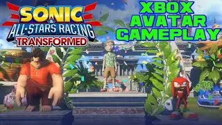 Sonic & Sega All-Stars Racing Transformed - Xbox Avatar Gameplay