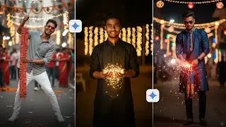 Trending Ai Diwali Photo Editing | gemini diwali boys prompts