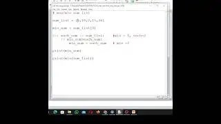 How to find min /max number in list ?? (Python) 